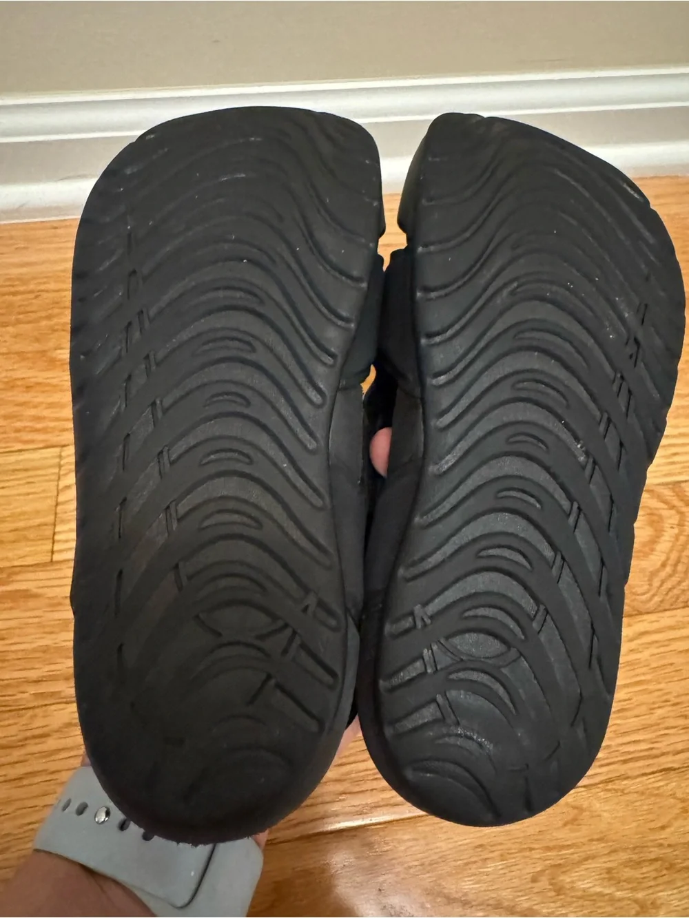 Kids Nike Sunray Protect - Black Slip-On Water Sandals - Size 12C
